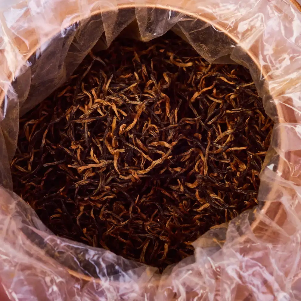 Té Negro Jin Jun Mei tarro hexagonal 250g – Camelia Tés de Origen