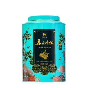 Té Pu-erh con Mandarina Verde Xiao Qing Gan tarro 250g presentación 2 – Camelia Tés de Origen