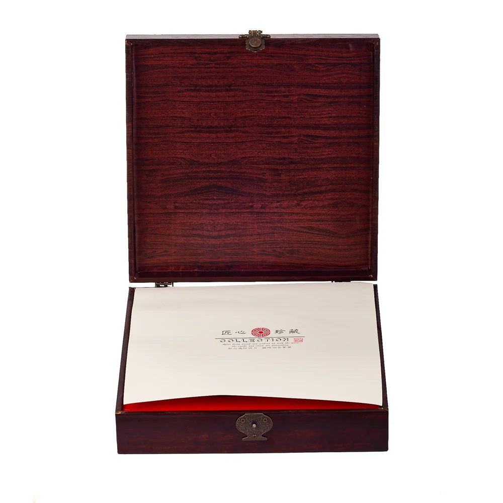 Té Pu-erh disco prensado caja de madera premium 375g – Camelia Tés de Origen