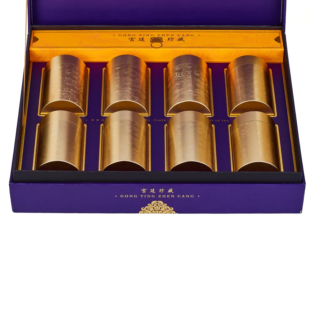 Té Pu-erh caja premium 8 latas 400g – Camelia Tés de Origen