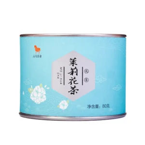 Té Verde de Jazmín lata azul 80g – Camelia Tés de Origen
