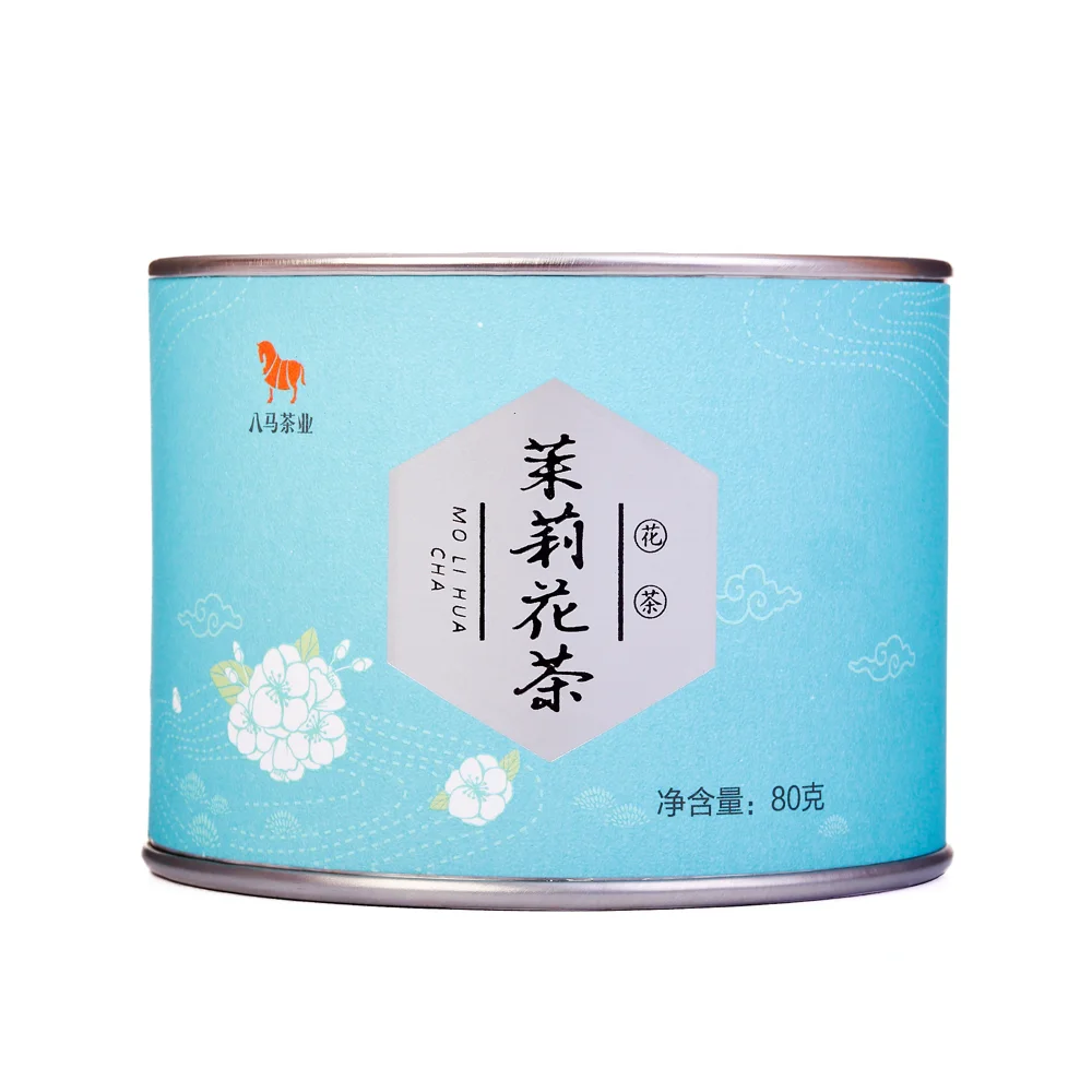 Té Verde de Jazmín lata azul 80g – Camelia Tés de Origen
