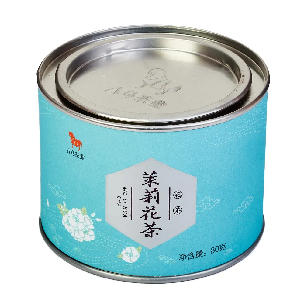Té Verde de Jazmín lata azul 80g – Camelia Tés de Origen