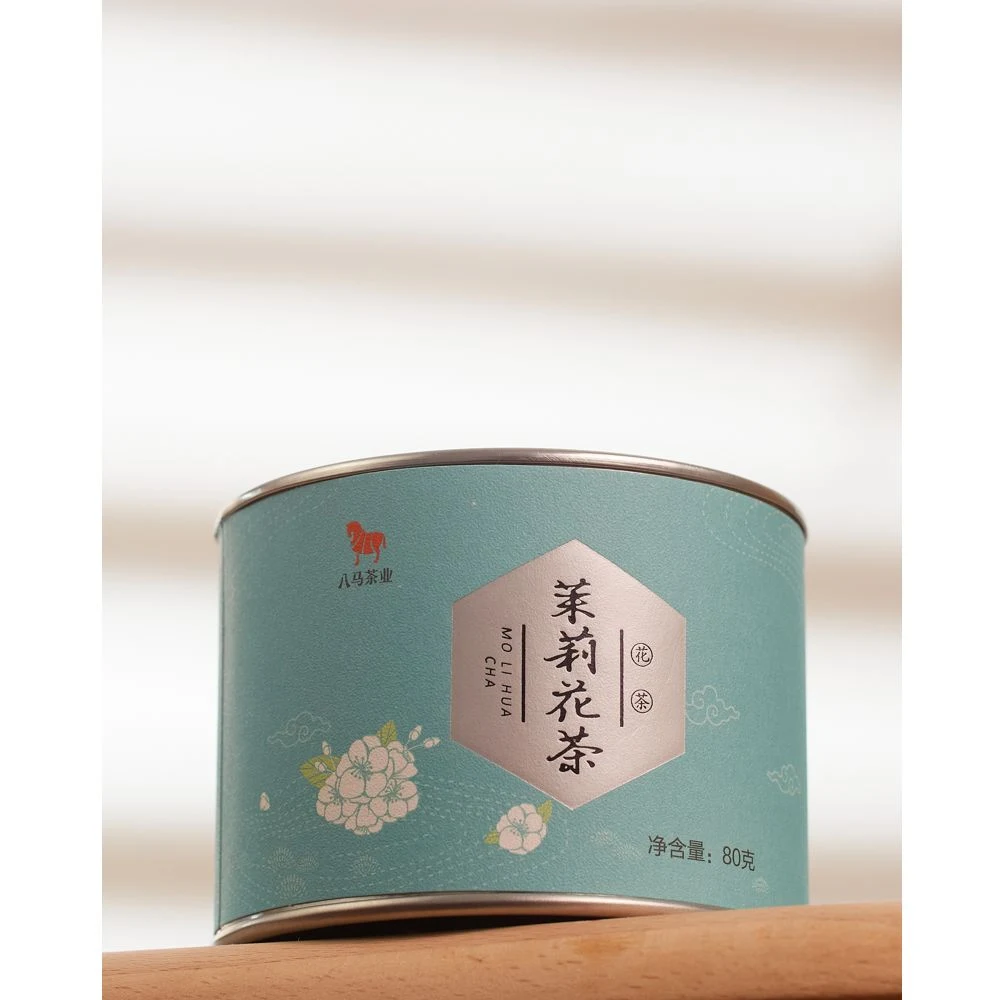Té Verde de Jazmín lata azul 80g – Camelia Tés de Origen